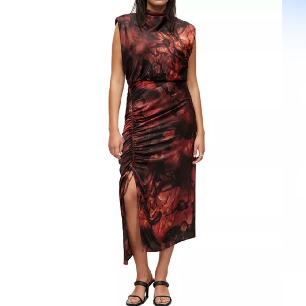 AllSaints Claudia Dark Romance Dress Size 6